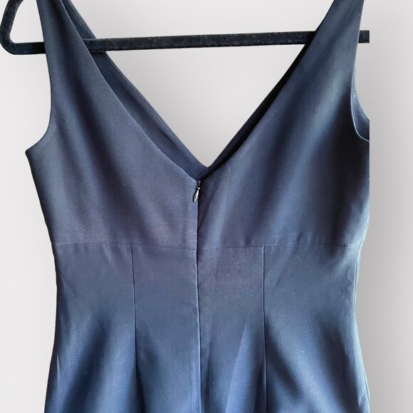 Laundry by Shelli Segal Size 8 VINTAGE Black Sleeveless V-Neck Bodycon Dress - Picture 10 of 11